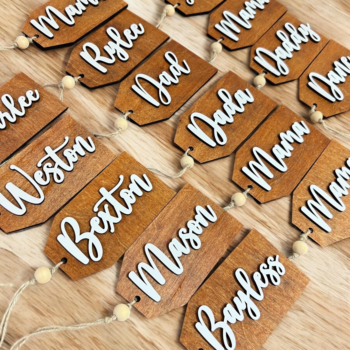 Stocking tags