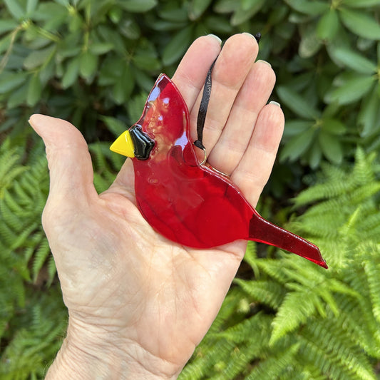 Cardinal glass keepsake