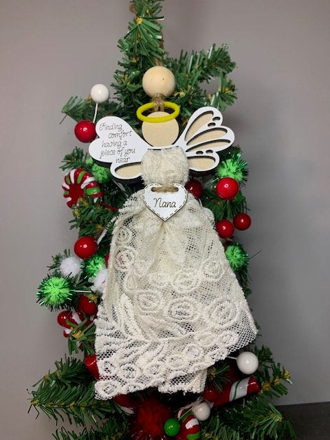 Angel Memorial Ornament Fabric