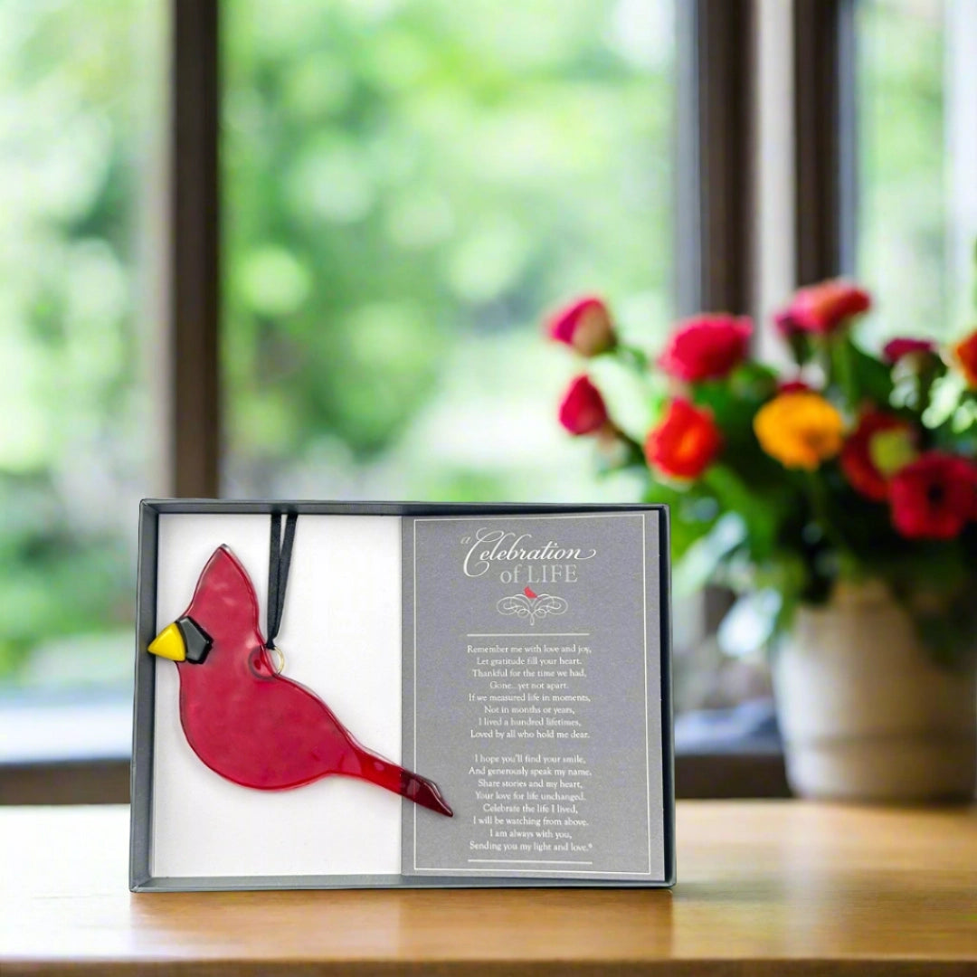 Cardinal glass keepsake